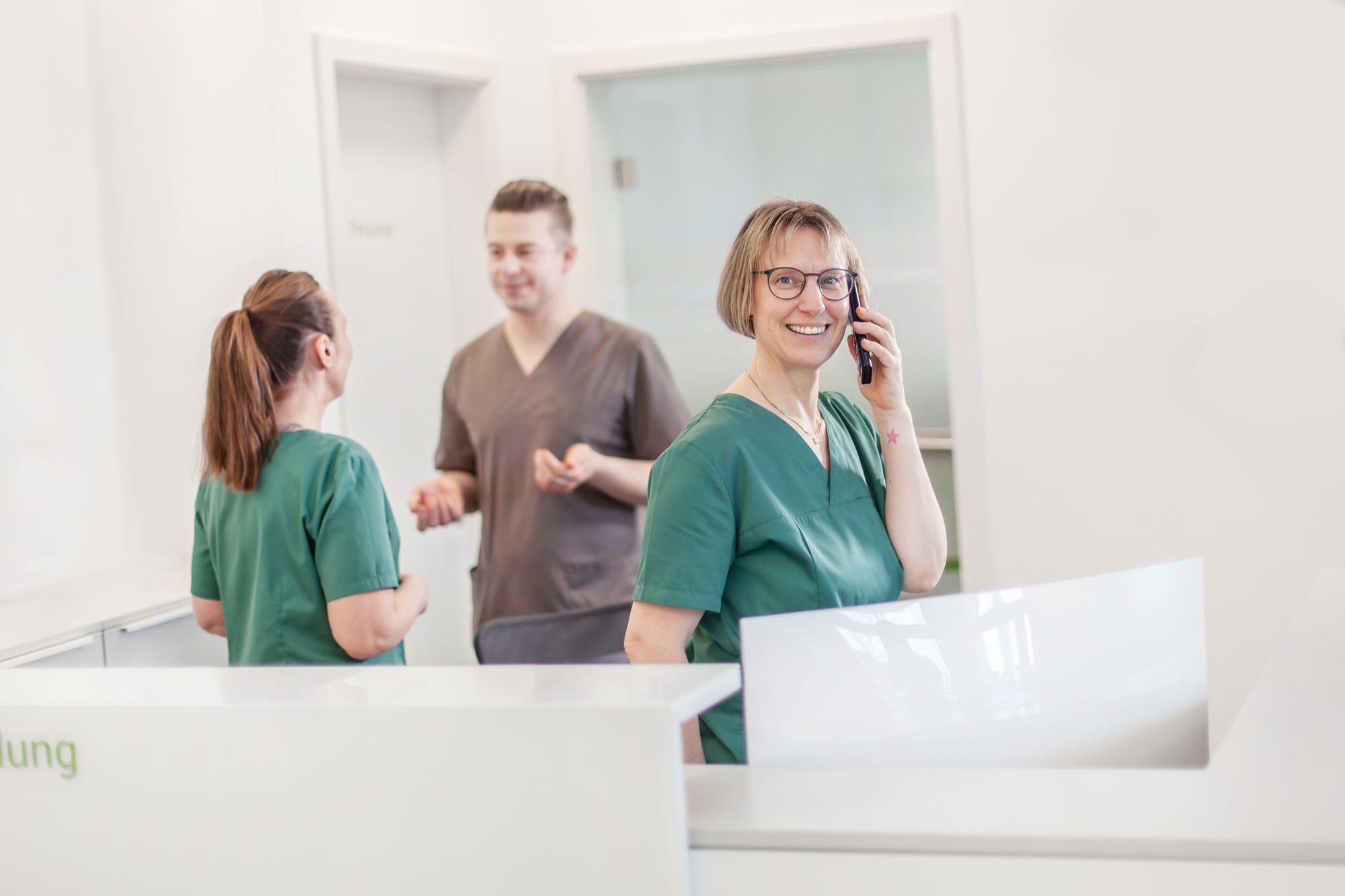 Unser Empfangsteam in Ottbergen